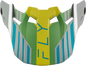 Formula Cc Strike Visor Matte Grey/Green/Teal Xl/2x