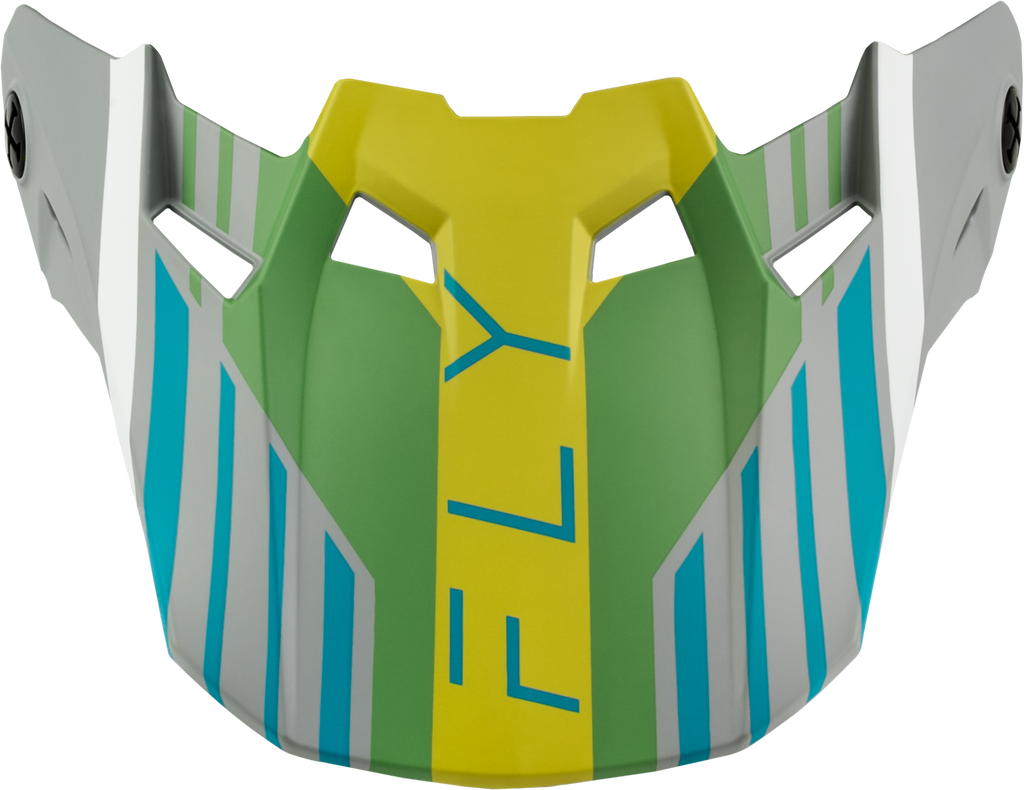 Formula Cc Strike Visor Matte Grey/Green/Teal Yl/Sm