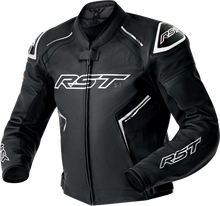 Load image into Gallery viewer, S1 D3o Leather Jacket Blk/Whi Xs