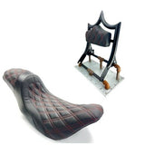 CMC NEXT LEVEL RED SEAT PACKAGE 97-07 HARLEY DAVIDSON BAGGER