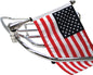 Usa 6x9 Flag W/Folding Mount For 1/2