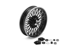 16 inch x 3.5 inch Duro 36 Fat Spoke Matte Black Wheel