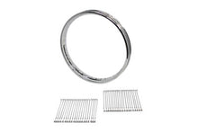 Load image into Gallery viewer, 21 inch X 1.85 inch Wheel Rim and Spoke Kit Chrome Steel