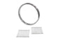 21 inch X 1.85 inch Wheel Rim and Spoke Kit Chrome Steel