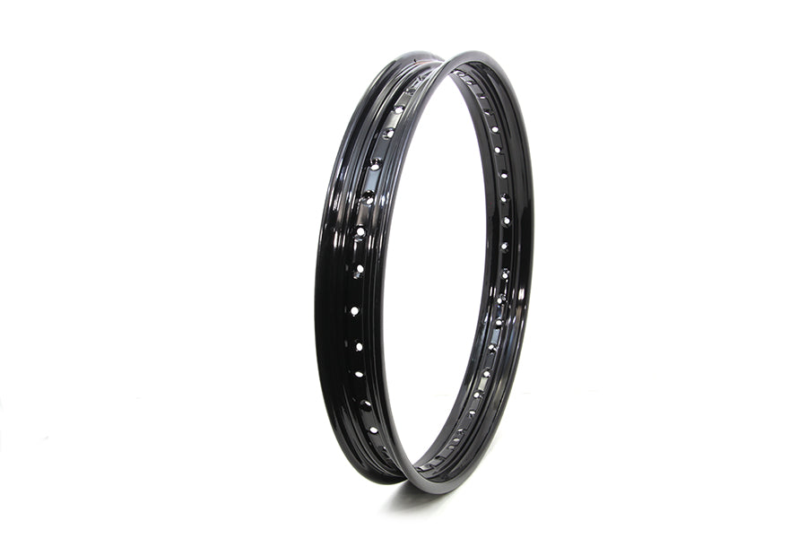 21 inch X 2.15 inch Rolled Edge Rim Black