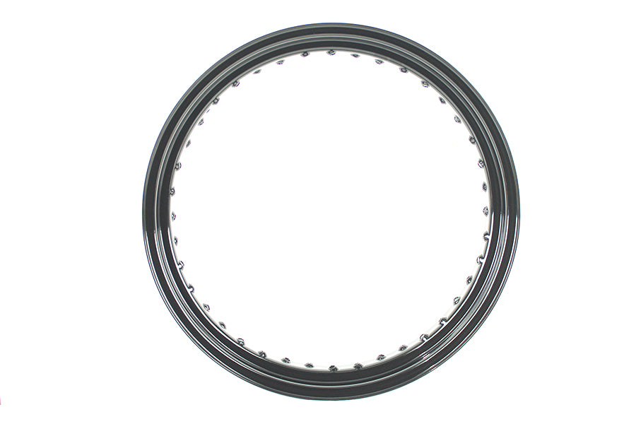 19 inch x 3.0 inch Drop Center Steel Rim Black