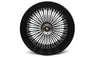 18 inch x 10.5 inch King Spoke Rear Wheel Black