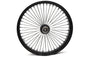 30 inch x 4.0 inch King Spoke Front Wheel Black