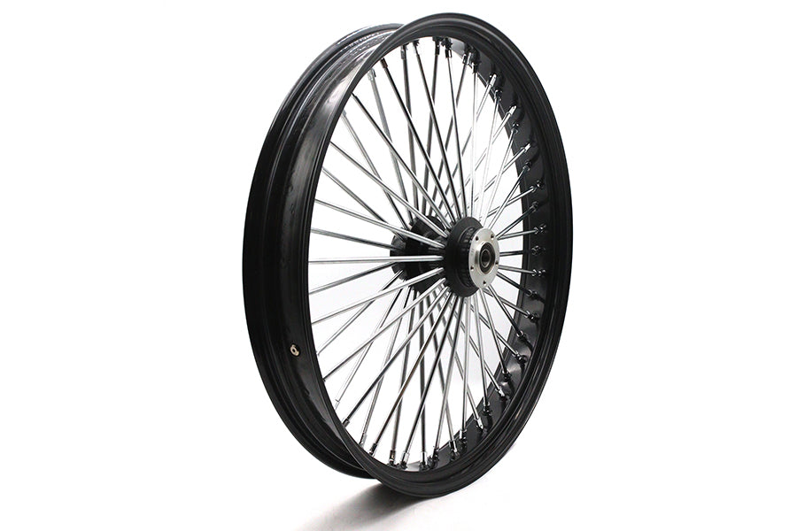 30 inch x 4.0 inch King Spoke Front Wheel Black