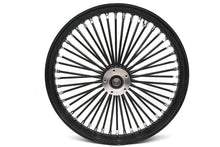 Load image into Gallery viewer, 21 inch x 2.15 inch King Spoke Front Wheel Black