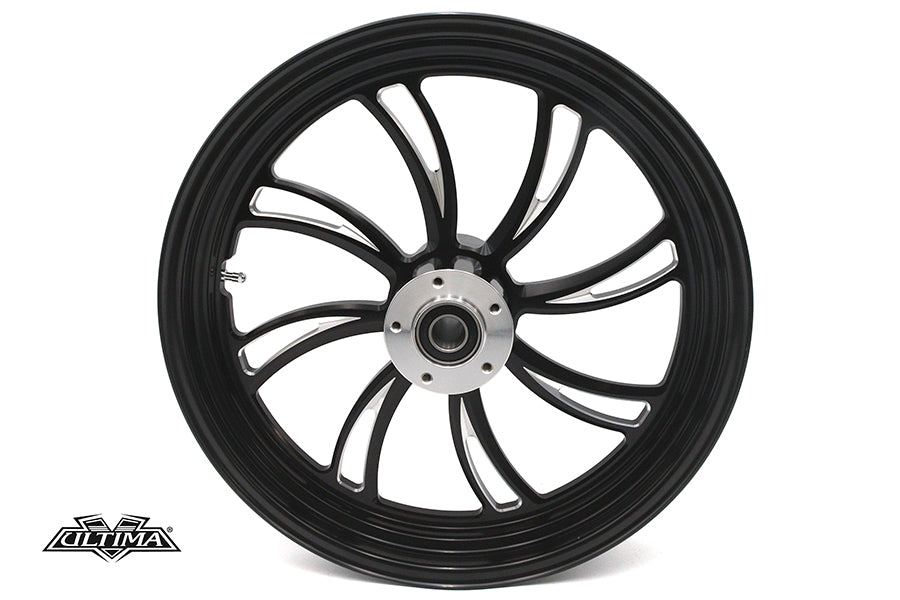 18 inch x 3.5 inch Vortex Front Wheel Black Cut