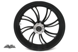 18 inch x 3.5 inch Vortex Front Wheel Black Cut