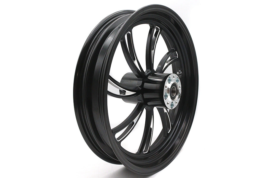 18 inch x 3.5 inch Vortex Front Wheel Black Cut