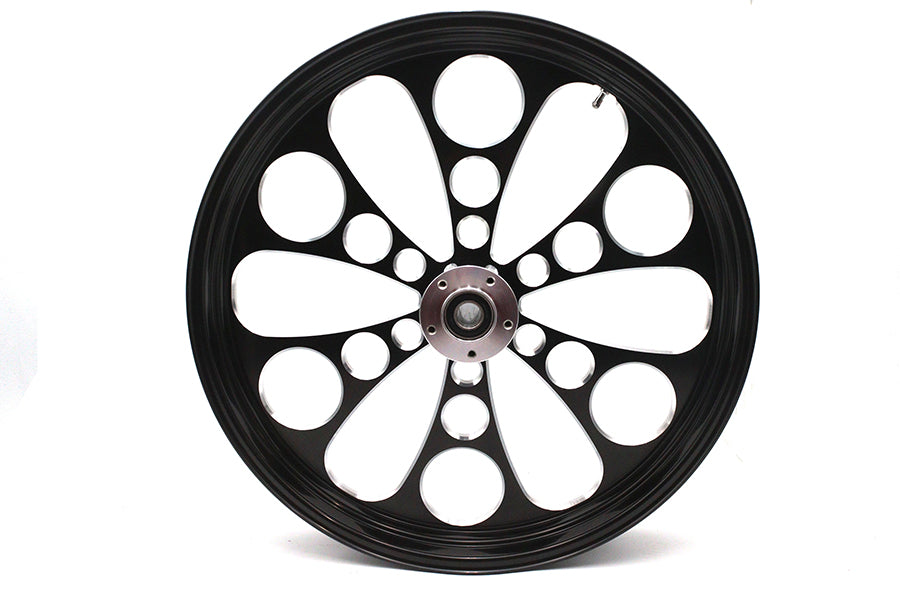 23 inch x 3.5 inch Kool Kat Front Wheel Black Cut
