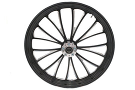 23 inch x 3.5 inch Manhattan Front Wheel Black Cut