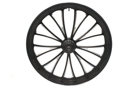 23 inch x 3.5 inch Manhattan Front Wheel Black Cut