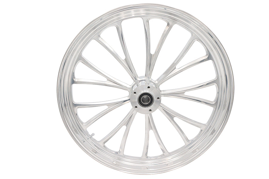 23 inch x 3.5 inch Manhattan Front Wheel Polished Aluminum