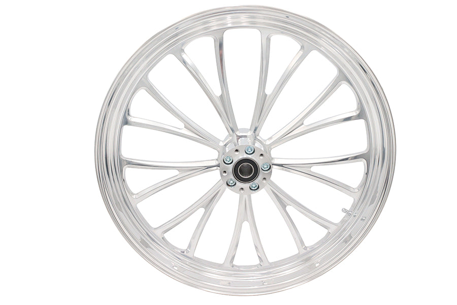 23 inch x 3.5 inch Manhattan Front Wheel Polished Aluminum
