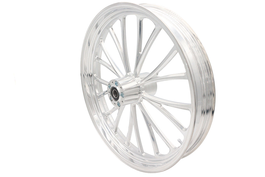 23 inch x 3.5 inch Manhattan Front Wheel Polished Aluminum