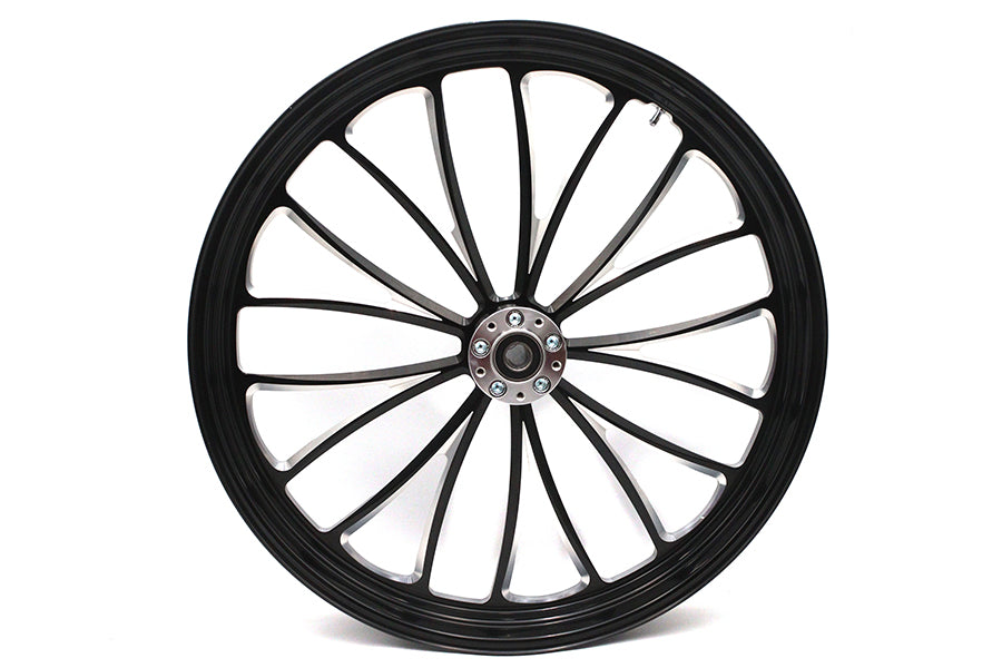 26 inch x 3.5 inch Manhattan Front Wheel Black Cut