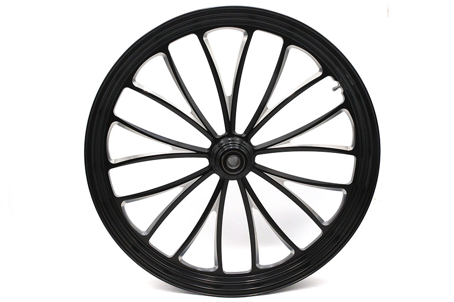 26 inch x 3.5 inch Manhattan Front Wheel Black Cut