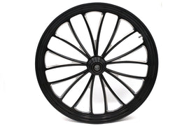 26 inch x 3.5 inch Manhattan Front Wheel Black Cut
