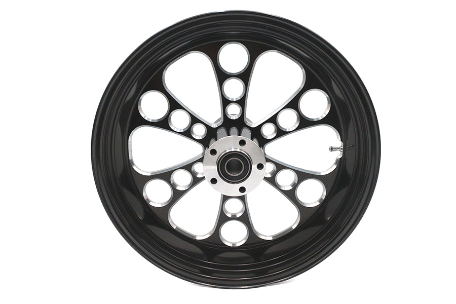 18 inch x 5.5 inch Kool Kat Rear Wheel Black Cut