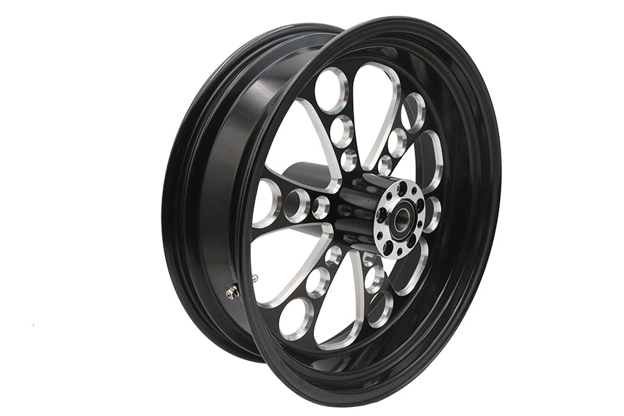 18 inch x 5.5 inch Kool Kat Rear Wheel Black Cut