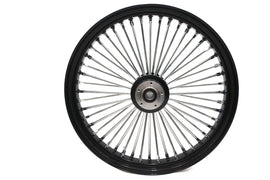23 inch x 3.5 inch King Spoke Front Wheel Black/Chrome