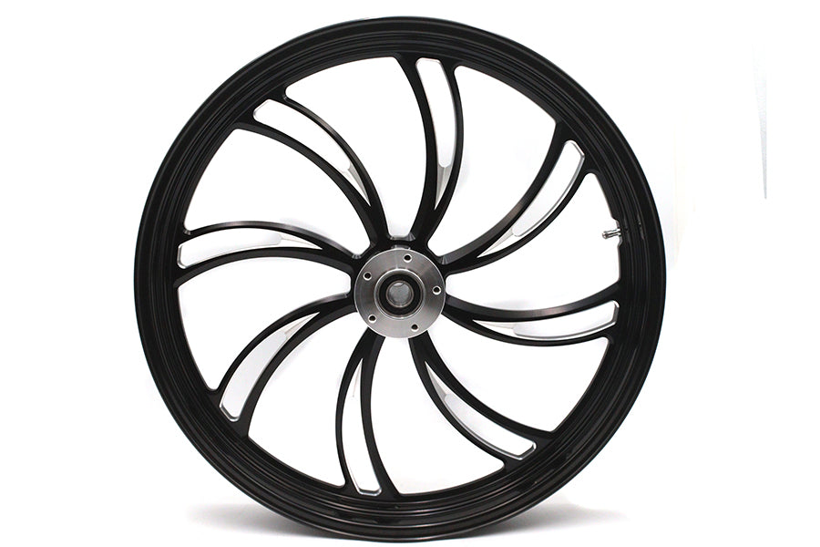 23 inch x 3.5 inch Vortex Front Wheel Black Cut