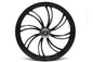 23 inch x 3.5 inch Vortex Front Wheel Black Cut