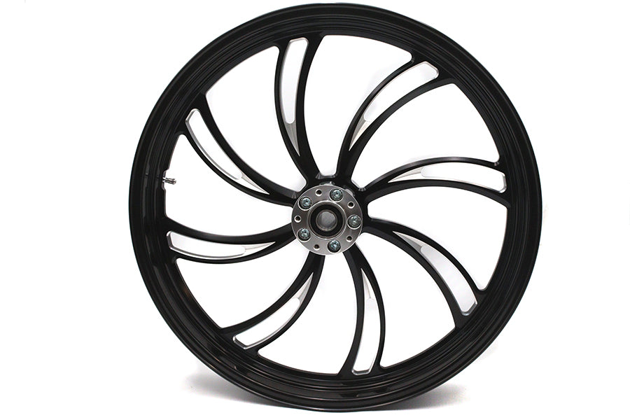 23 inch x 3.5 inch Vortex Front Wheel Black Cut