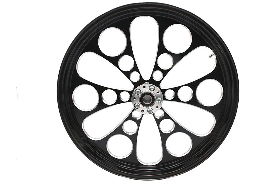 23 inch x 3.5 inch Kool Kat Front Wheel Black Cut