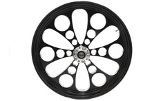 Load image into Gallery viewer, 23 inch x 3.5 inch Kool Kat Front Wheel Black Cut