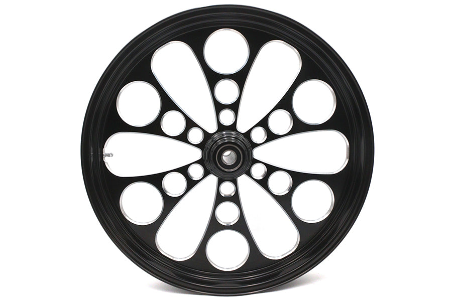 23 inch x 3.5 inch Kool Kat Front Wheel Black Cut