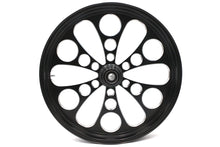 Load image into Gallery viewer, 23 inch x 3.5 inch Kool Kat Front Wheel Black Cut