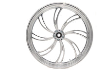 Load image into Gallery viewer, 23 inch x 3.5 inch Vortex Front Wheel Polished Aluminum