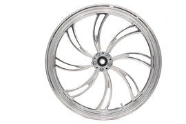 23 inch x 3.5 inch Vortex Front Wheel Polished Aluminum