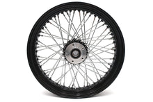 Load image into Gallery viewer, 18 inch x 3.5 inch Ultima 60 Spoke Front Wheel Black