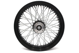 18 inch x 3.5 inch Ultima 60 Spoke Front Wheel Black
