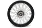 18 inch x 3.5 inch Ultima 60 Spoke Front Wheel Black