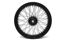 Load image into Gallery viewer, 18 inch x 3.5 inch Ultima 60 Spoke Front Wheel Black