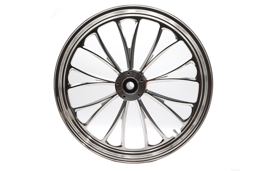 21 inch x 2.15 inch Manhattan Front Wheel Polished Aluminum