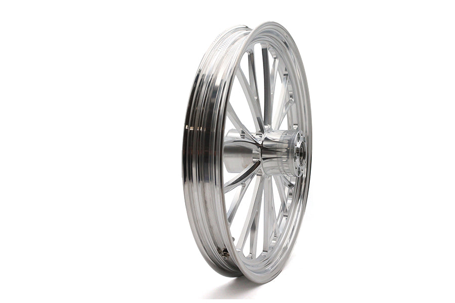 21 inch x 2.15 inch Manhattan Front Wheel Polished Aluminum
