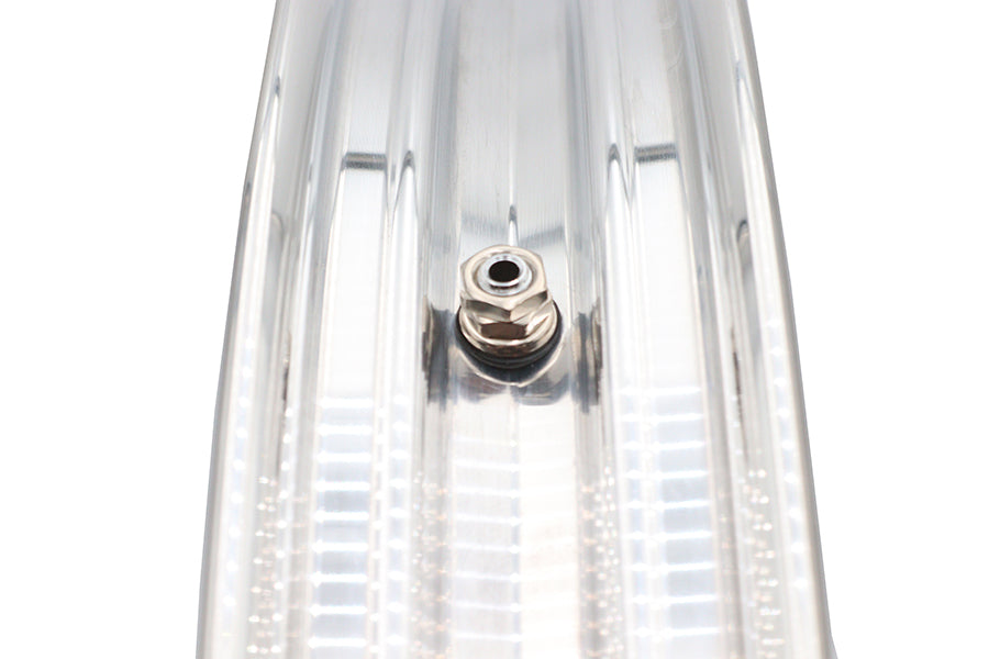 21 inch x 2.15 inch Manhattan Front Wheel Polished Aluminum