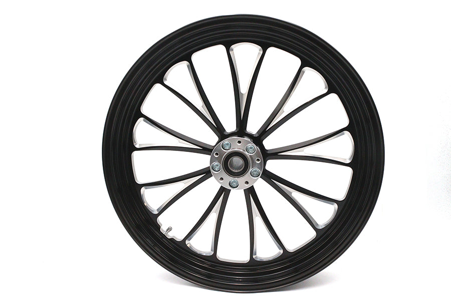 21 inch x 3.5 inch Manhattan Front Wheel Black Cut