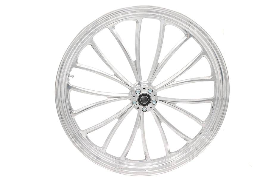 26 inch x 3.5 inch Manhattan Front Wheel Polished