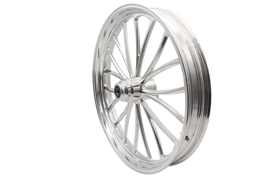 26 inch x 3.5 inch Manhattan Front Wheel Polished