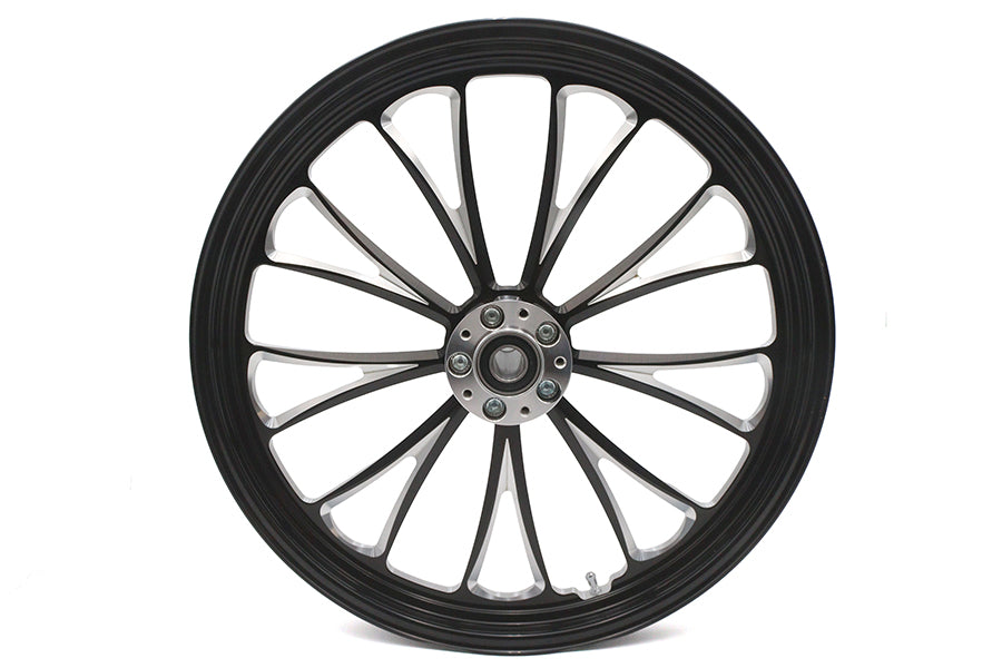 21 inch x 2.15 inch Manhattan Front Wheel Black Cut