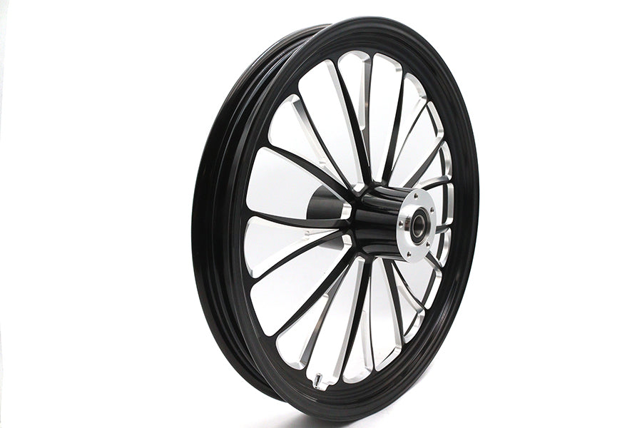 21 inch x 2.15 inch Manhattan Front Wheel Black Cut